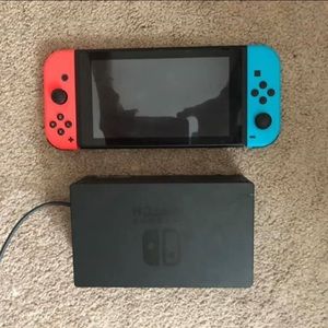 Nintendo Switch w/ 3 Games and Gaming Accessories